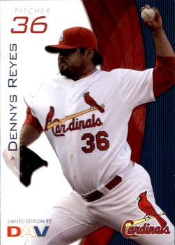 2009 DAV Major League #92 Dennys Reyes Front