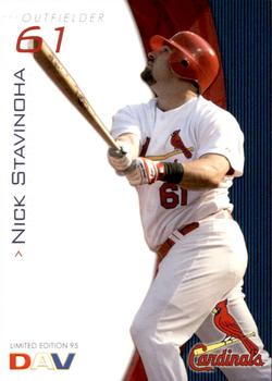 2009 DAV Major League #95 Nick Stavinoha Front