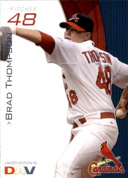2009 DAV Major League #96 Brad Thompson Front