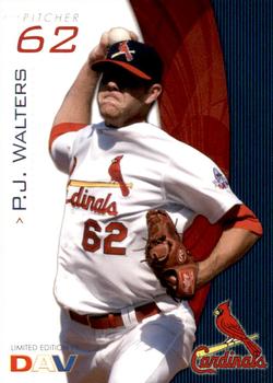 2009 DAV Major League #99 P.J. Walters Front