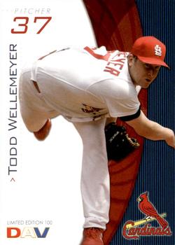 2009 DAV Major League #100 Todd Wellemeyer Front
