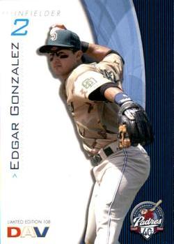 2009 DAV Major League #108 Edgar Gonzalez Front