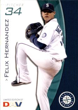 2009 DAV Major League #07 Felix Hernandez Front