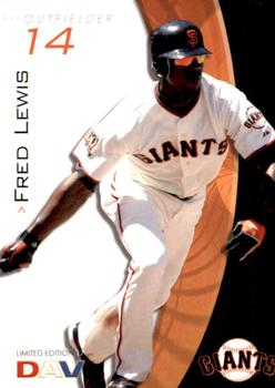 2009 DAV Major League #17 Fred Lewis Front