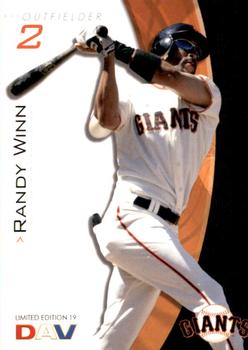 2009 DAV Major League #19 Randy Winn Front