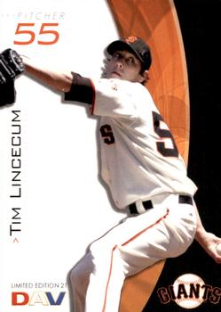 2009 DAV Major League #21 Tim Lincecum Front