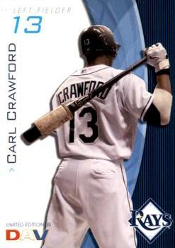 2009 DAV Major League #30 Carl Crawford Front