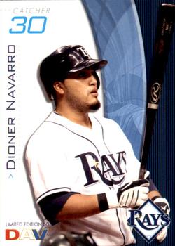2009 DAV Major League #50 Dioner Navarro Front