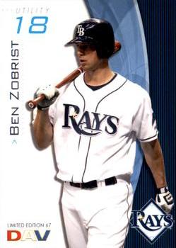 2009 DAV Major League #67 Ben Zobrist Front