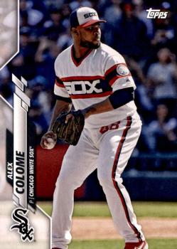 2020 Topps Chicago White Sox #CWS-7 Alex Colome Front