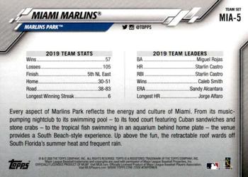 2020 Topps Miami Marlins #MIA-5 Marlins Park Back