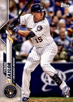 2020 Topps Milwaukee Brewers #MIL-6 Tyrone Taylor Front