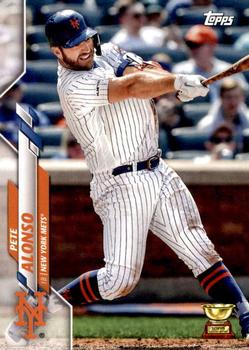 2020 Topps New York Mets #NYM-1 Pete Alonso Front
