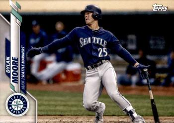 2020 Topps Seattle Mariners #SEA-12 Dylan Moore Front