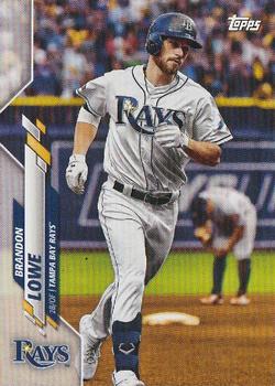 2020 Topps Tampa Bay Rays #TB-12 Brandon Lowe Front