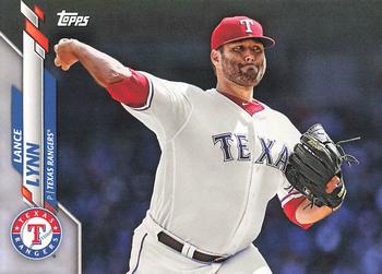 2020 Topps Texas Rangers #TEX-5 Lance Lynn Front