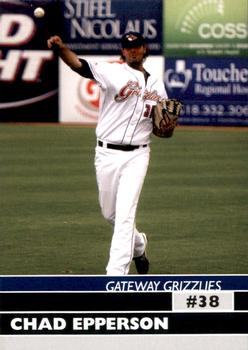 2009 Gateway Grizzlies #NNO Chad Epperson Front