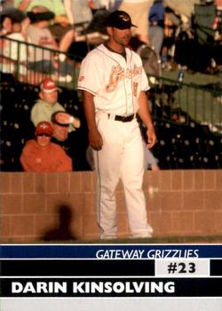 2009 Gateway Grizzlies #NNO Darin Kinsolving Front
