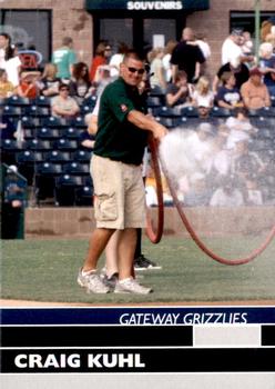 2009 Gateway Grizzlies #NNO Craig Kuhl Front