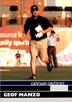 2009 Gateway Grizzlies #NNO Geof Manzo Front