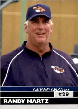 2009 Gateway Grizzlies #NNO Randy Martz Front