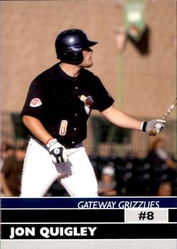 2009 Gateway Grizzlies #NNO Jon Quigley Front