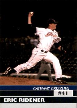 2009 Gateway Grizzlies #NNO Eric Ridener Front
