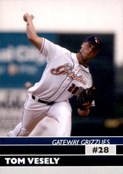 2009 Gateway Grizzlies #NNO Tom Vesely Front