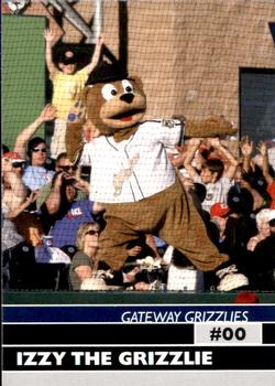 2009 Gateway Grizzlies #NNO Izzy the Grizzlie Front