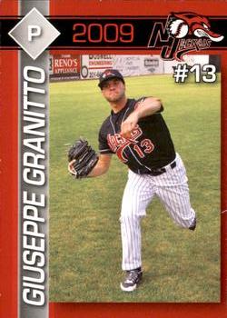 2009 New Jersey Jackals #NNO Giuseppe Granitto Front