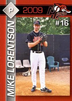 2009 New Jersey Jackals #NNO Mike Lorentson Front