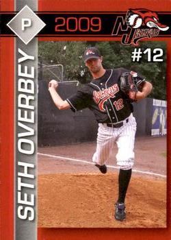 2009 New Jersey Jackals #NNO Seth Overbey Front