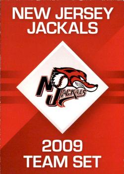 2009 New Jersey Jackals #NNO Header Card Front