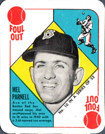 1951 Topps Red Backs #10 Mel Parnell Front