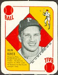 1951 Topps Red Backs #15 Ralph Kiner Front