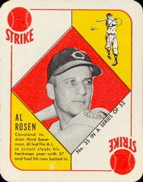 1951 Topps Red Backs #35 Al Rosen Front