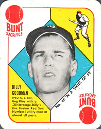 1951 Topps Red Backs #46 Billy Goodman Front
