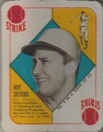 1951 Topps Red Backs #9 Roy Sievers Front