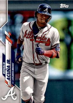 2020 Topps National League Standouts #NL-10 Ronald Acuña Jr. Front