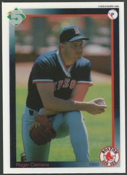 1992 High 5 Reusable Decals - Prototypes #NNO Roger Clemens Front