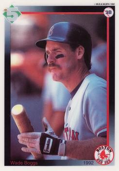 1992 High 5 Reusable Decals - Prototypes #NNO Wade Boggs Front