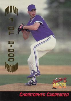 1994 Signature Rookies - Consolidated Promos #B3 Christopher Carpenter Front