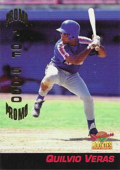 1994 Signature Rookies - Consolidated Promos #C1 Quilvio Veras Front