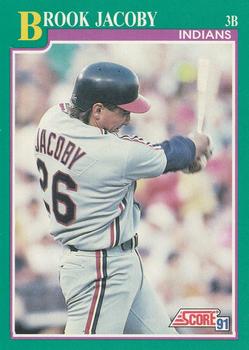 1991 Score - Promos #162 Brook Jacoby Front