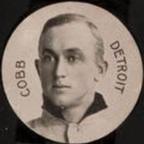 1913 Colgan's Chips Tin Tops (E270-2) #NNO Ty Cobb Front
