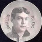 1913 Colgan's Chips Tin Tops (E270-2) #NNO Bunk Congalton Front