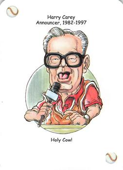 2018 Hero Decks Chicago Cubs Baseball Heroes Playing Cards  #NNO Harry Caray Front