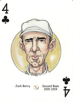 2005 Hero Decks Boston Red Sox Baseball Heroes Playing Cards (1st Edition) #4♣ Jack Barry Front