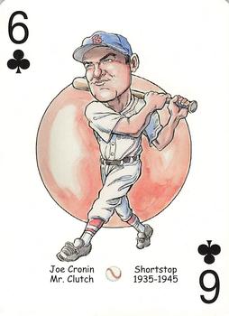 2005 Hero Decks Boston Red Sox Baseball Heroes Playing Cards (1st Edition) #6♣ Joe Cronin Front