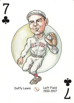 2005 Hero Decks Boston Red Sox Baseball Heroes Playing Cards (1st Edition) #7♣ Duffy Lewis Front